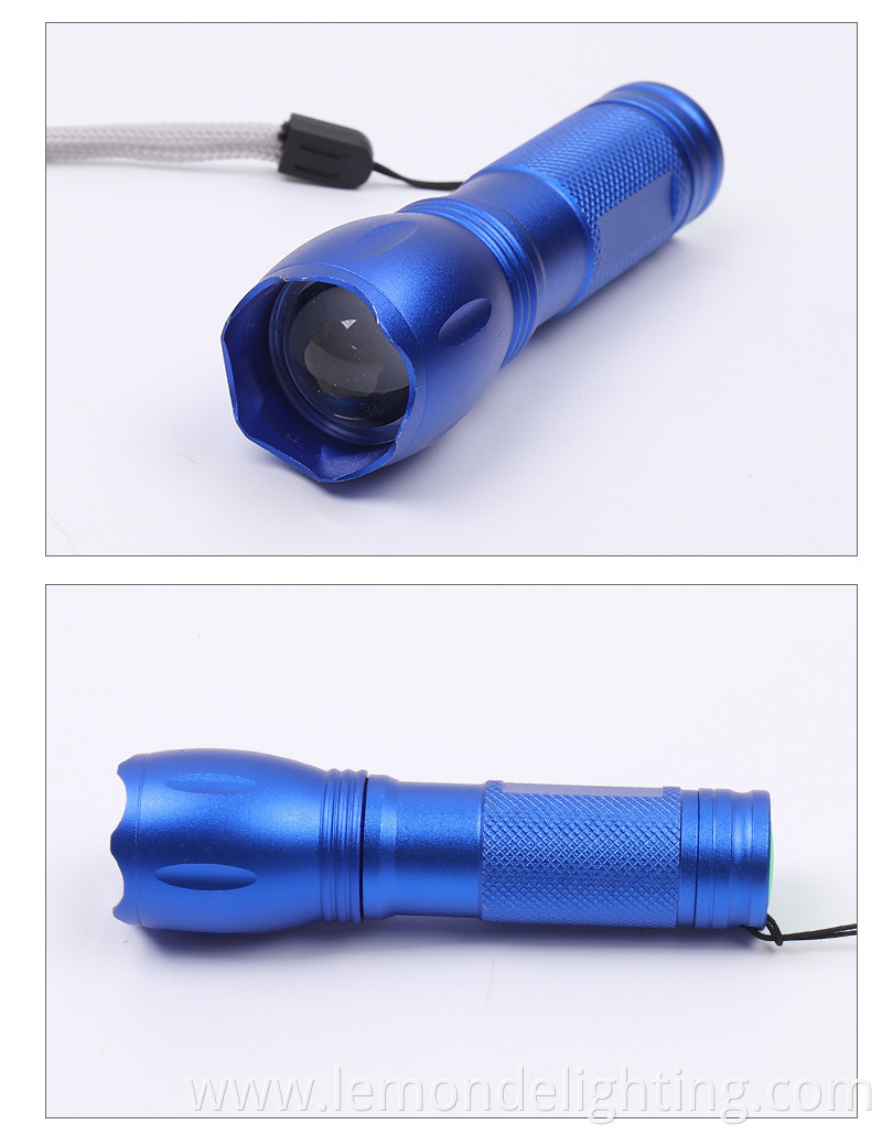 Tiny Tactical Zoomable Flashlight